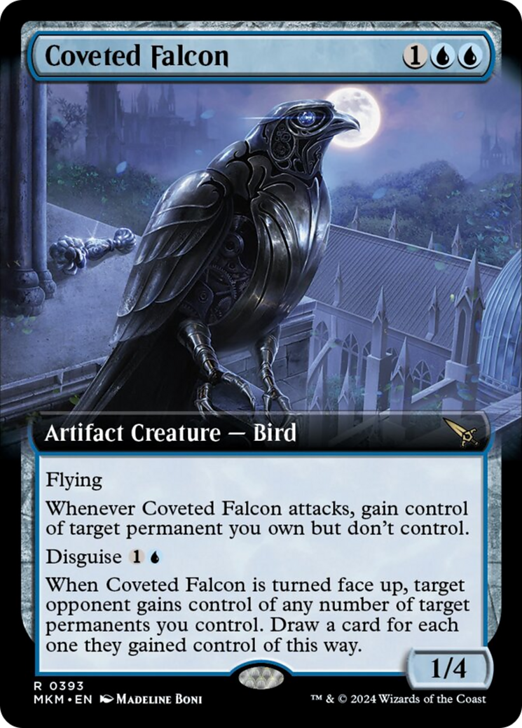 Coveted Falcon (Extended Art) [Murders at Karlov Manor] | Exor Games Truro