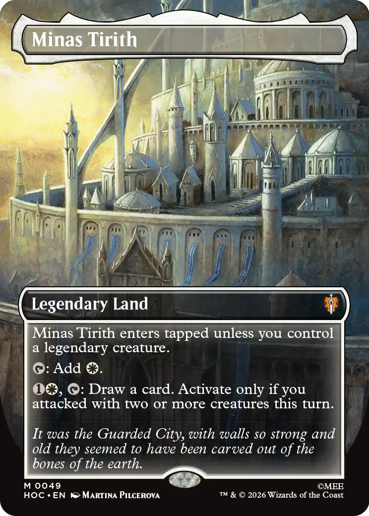 Minas Tirith (Borderless) [The Hobbit: Eternal-Legal] | Exor Games Truro