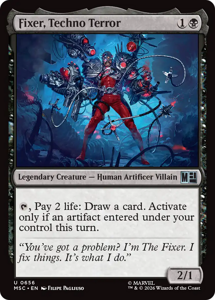 Fixer, Techno Terror [Marvel Super Heroes Commander] | Exor Games Truro