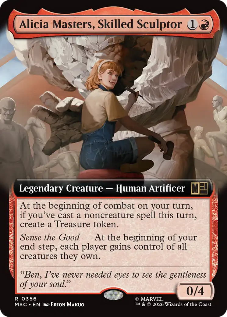 Alicia Masters, Skilled Sculptor (Extended Art) [Marvel Super Heroes Commander] | Exor Games Truro