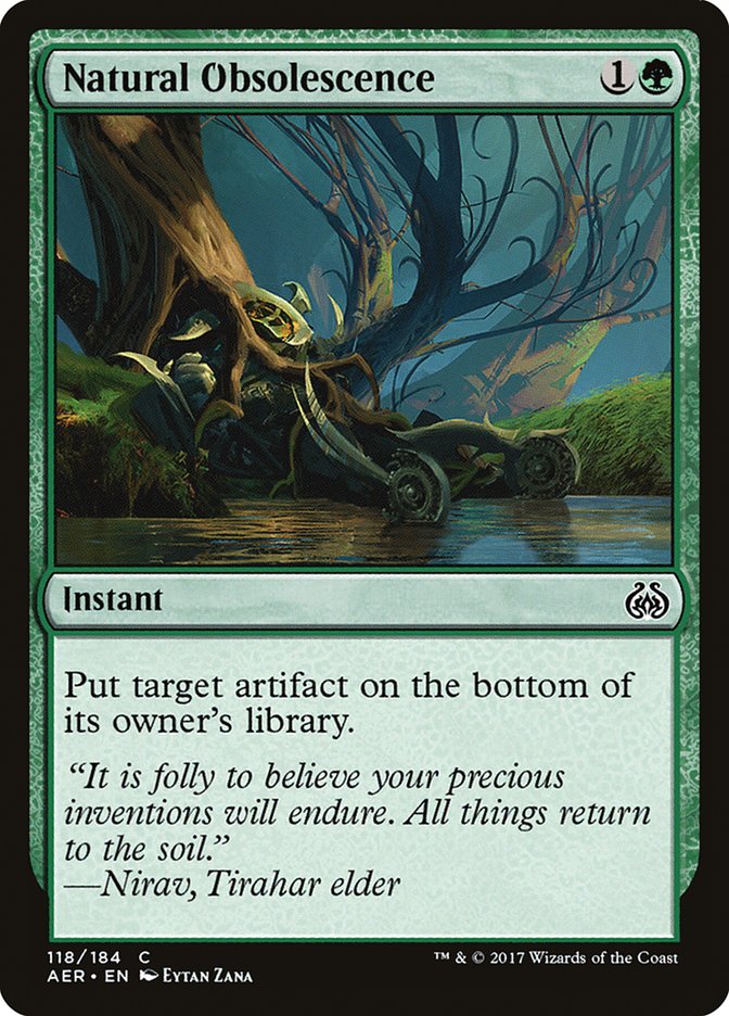 Natural Obsolescence [Aether Revolt] | Exor Games Truro