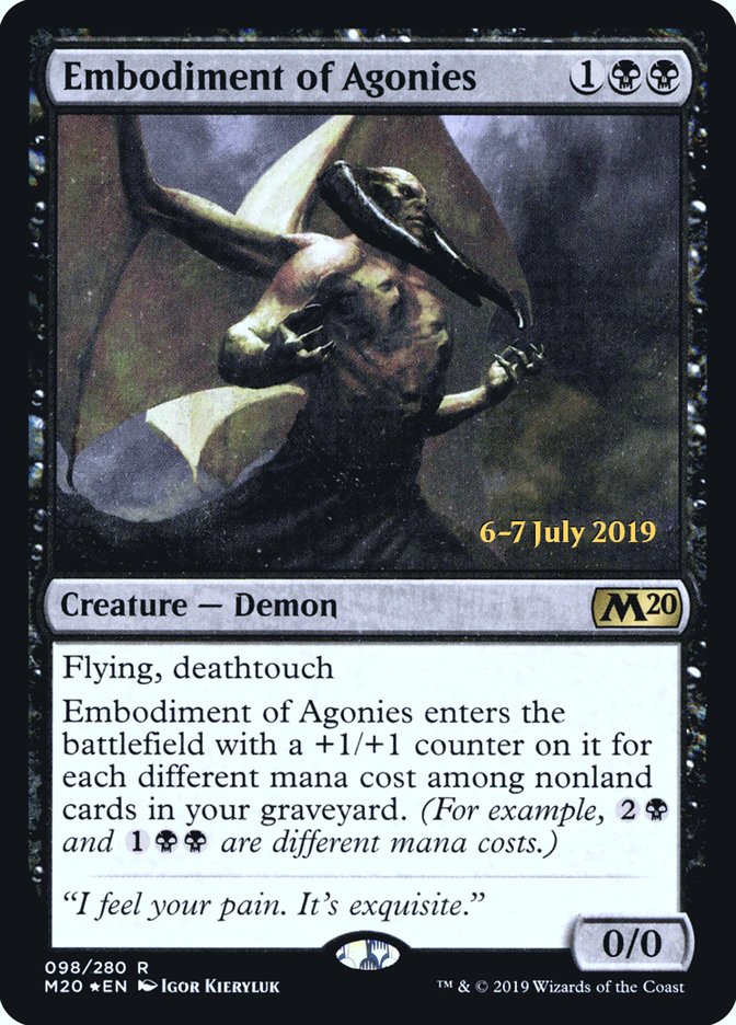 Embodiment of Agonies [Core Set 2020 Prerelease Promos] | Exor Games Truro