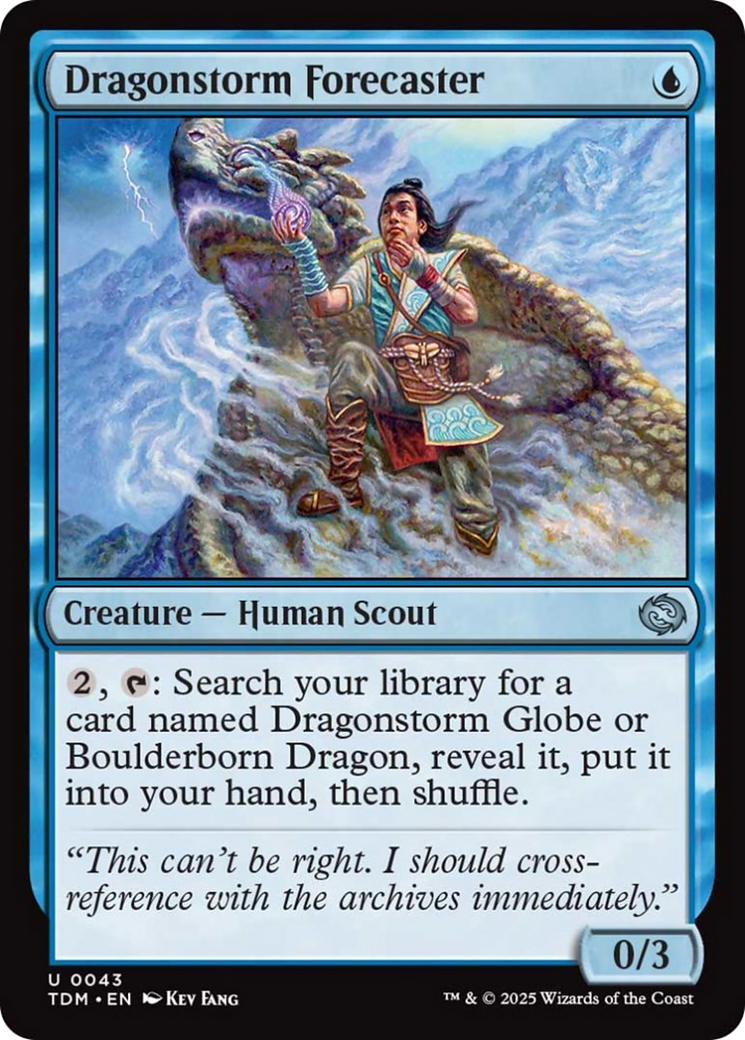 Dragonstorm Forecaster [Tarkir: Dragonstorm] | Exor Games Truro