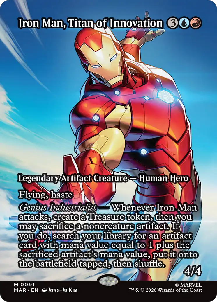 Iron Man, Titan of Innovation (Borderless) [Marvel Universe: Eternal-Legal] | Exor Games Truro
