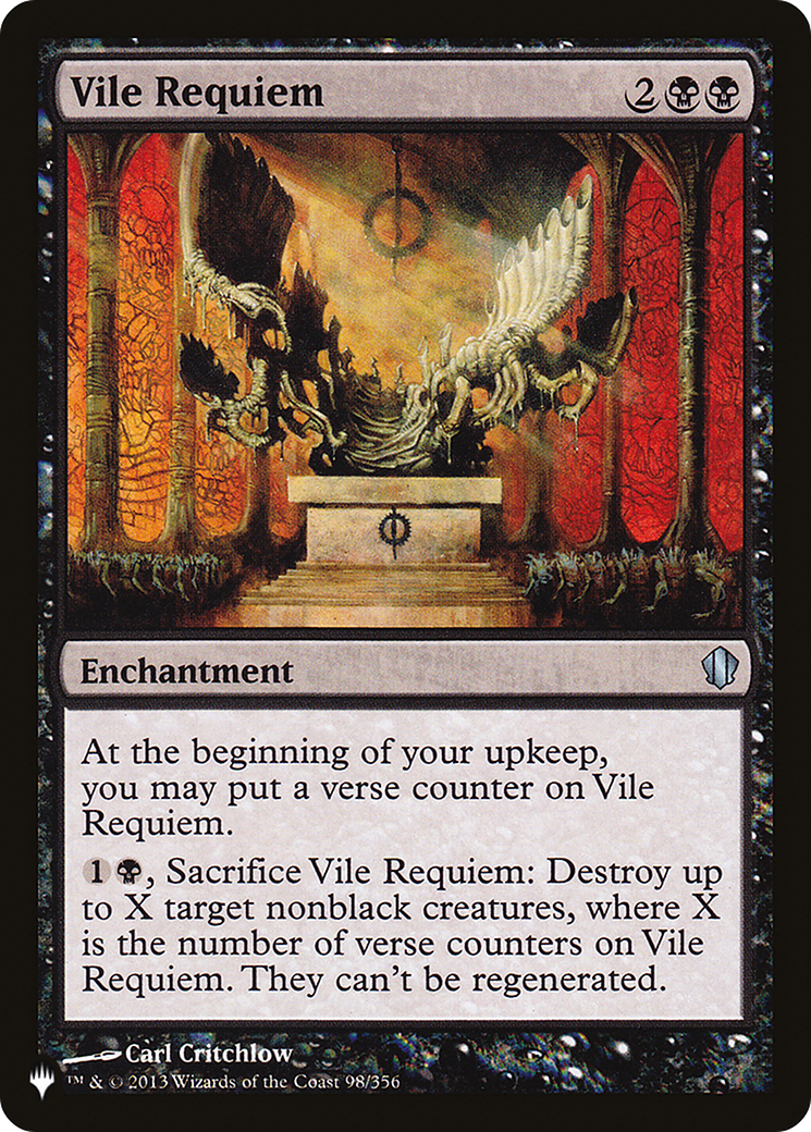 Vile Requiem [The List] | Exor Games Truro