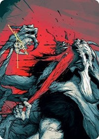Vorinclex, Monstrous Raider 2 Art Card (Gold-Stamped Signature) [Kaldheim Art Series] | Exor Games Truro