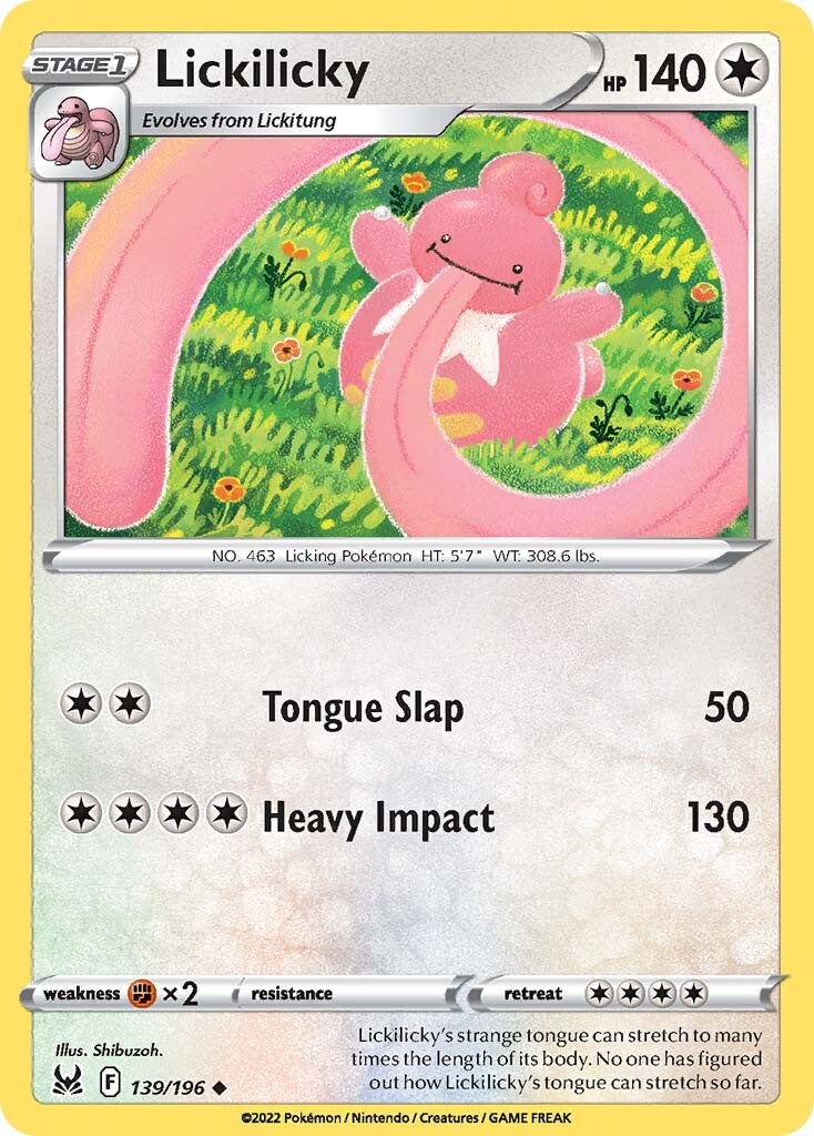 Lickilicky (139/196) [Sword & Shield: Lost Origin] | Exor Games Truro