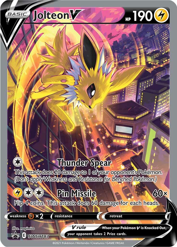 Jolteon V (SWSH183) [Sword & Shield: Black Star Promos] | Exor Games Truro