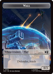 Wall (003) // Merfolk (006) Double-Sided Token [Marvel Super Heroes Commander Tokens] | Exor Games Truro