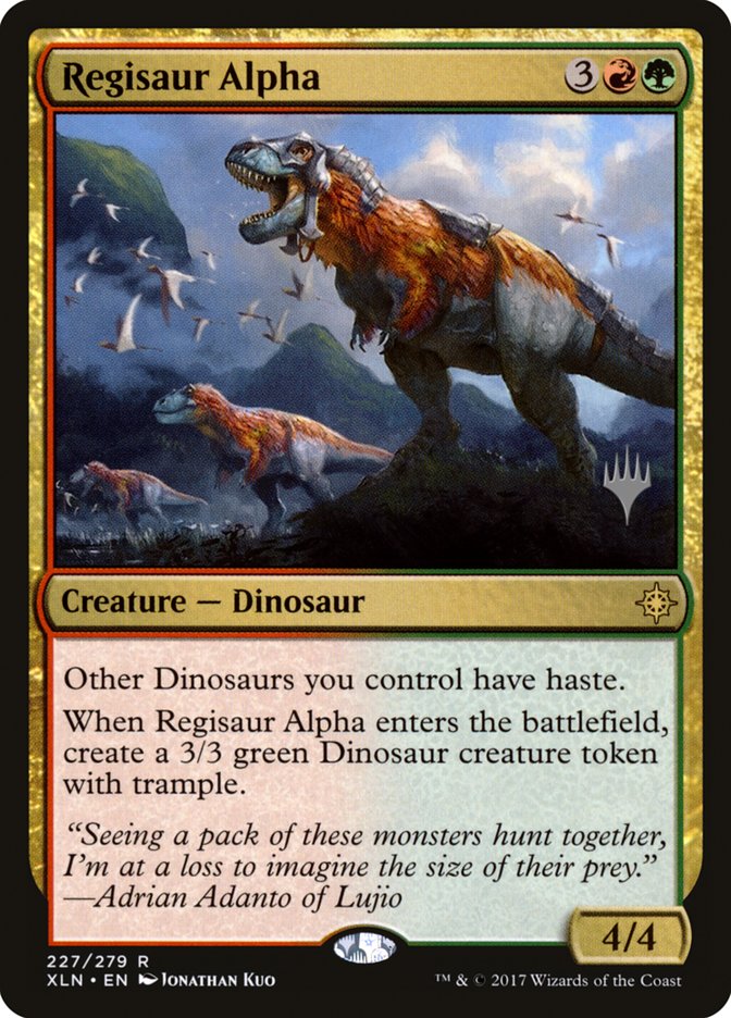 Regisaur Alpha (Promo Pack) [Ixalan Promos] | Exor Games Truro