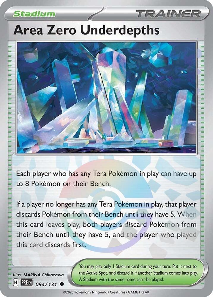 Area Zero Underdepths (094/131) (Poke Ball Pattern) [Scarlet & Violet: Prismatic Evolutions] | Exor Games Truro