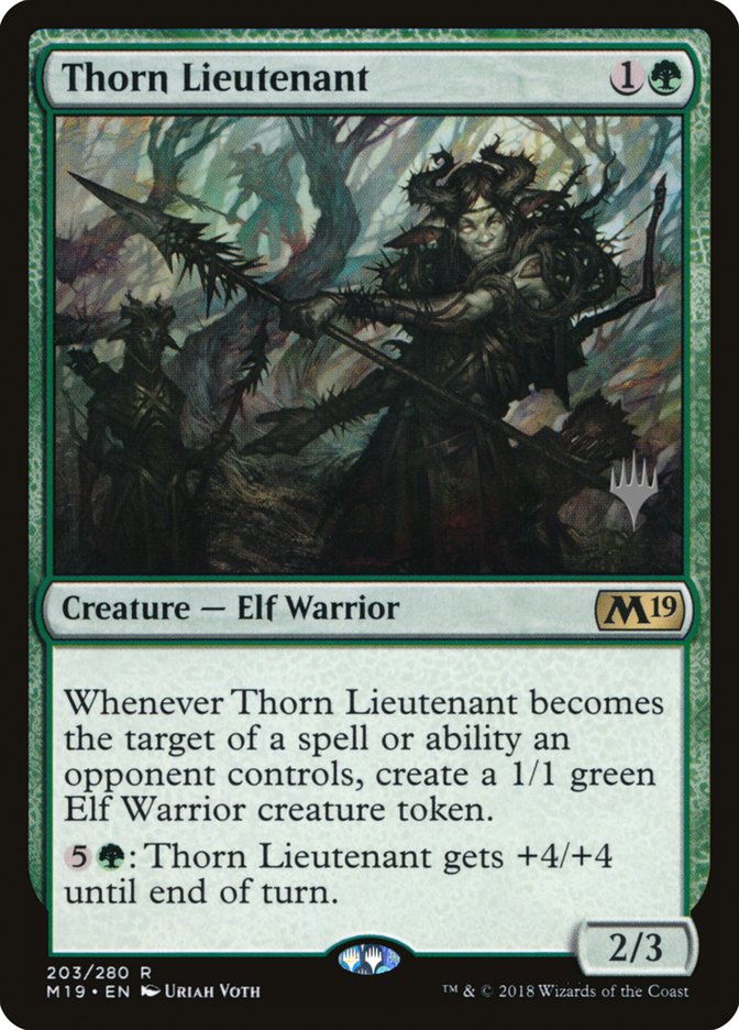 Thorn Lieutenant (Promo Pack) [Core Set 2019 Promos] | Exor Games Truro