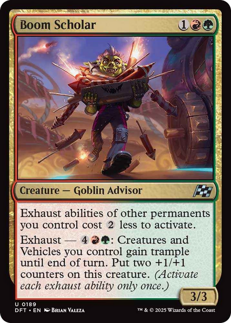 Boom Scholar [Aetherdrift] | Exor Games Truro
