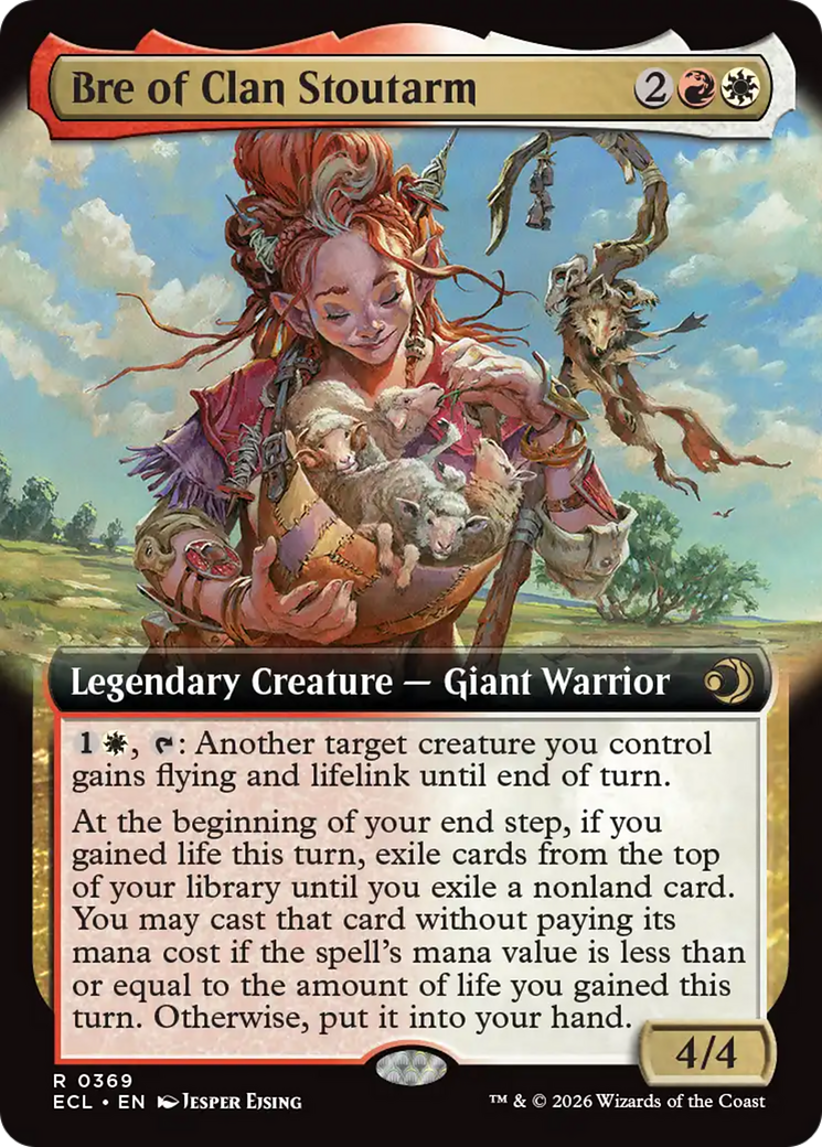Bre of Clan Stoutarm (Extended Art) [Lorwyn Eclipsed] | Exor Games Truro