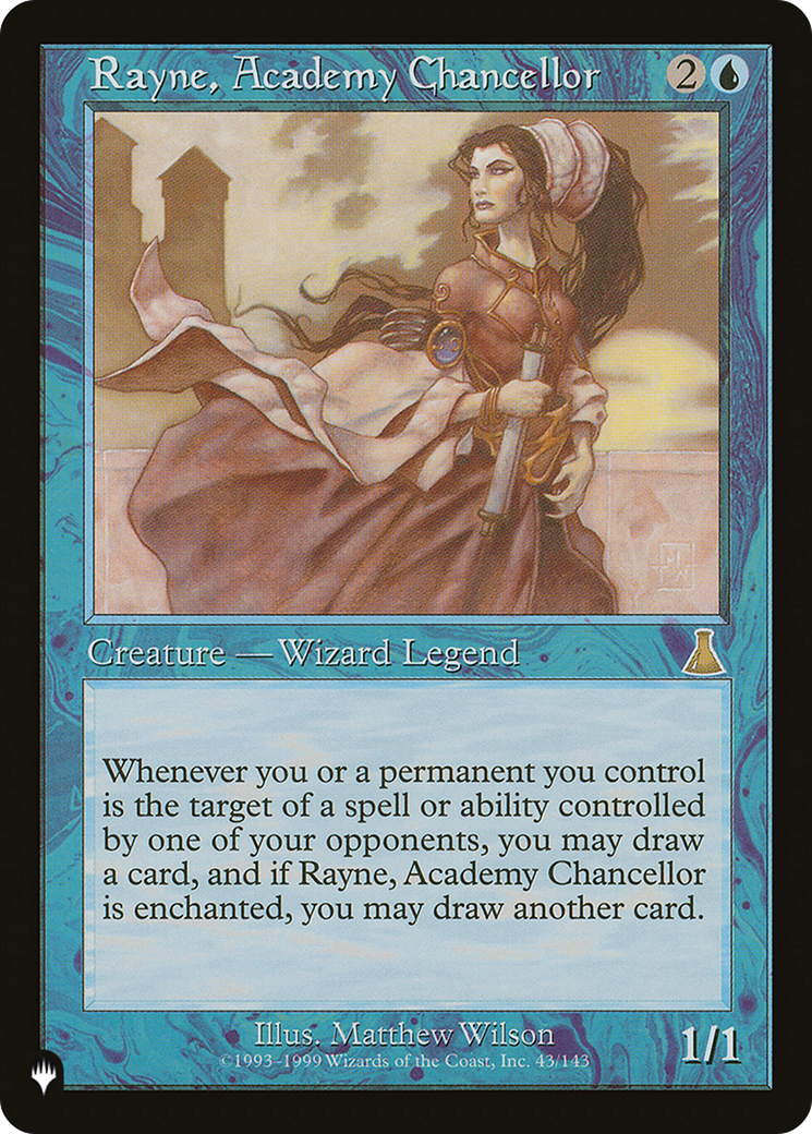 Rayne, Academy Chancellor [The List] | Exor Games Truro