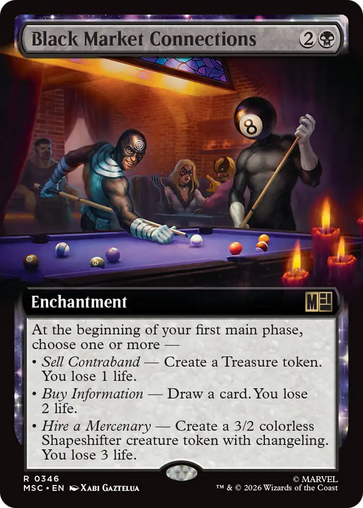 Black Market Connections (Extended Art) [Marvel Super Heroes Commander] | Exor Games Truro