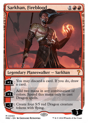 Sarkhan, Fireblood (White Border) [Mystery Booster 2] | Exor Games Truro