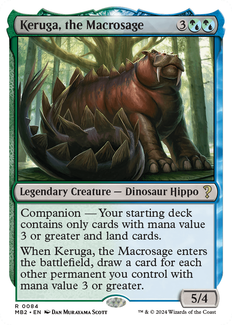 Keruga, the Macrosage (White Border) [Mystery Booster 2] | Exor Games Truro