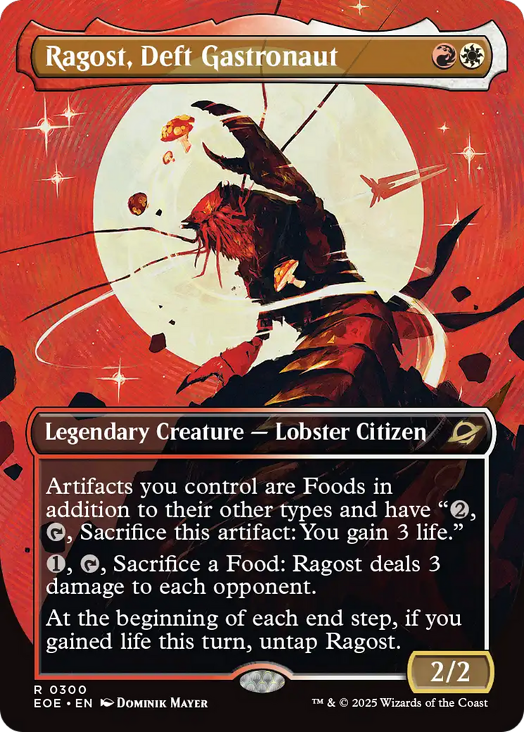 Ragost, Deft Gastronaut (Borderless) [Edge of Eternities] | Exor Games Truro