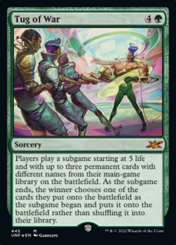 Tug of War (Galaxy Foil) [Unfinity] | Exor Games Truro