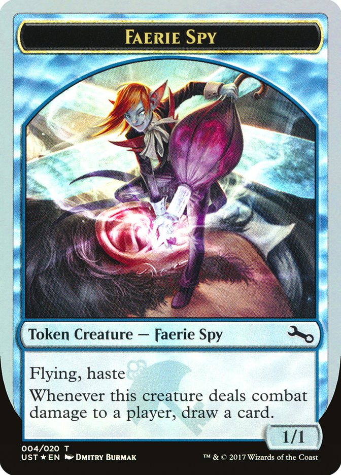 Faerie Spy Token [Unstable Tokens] | Exor Games Truro