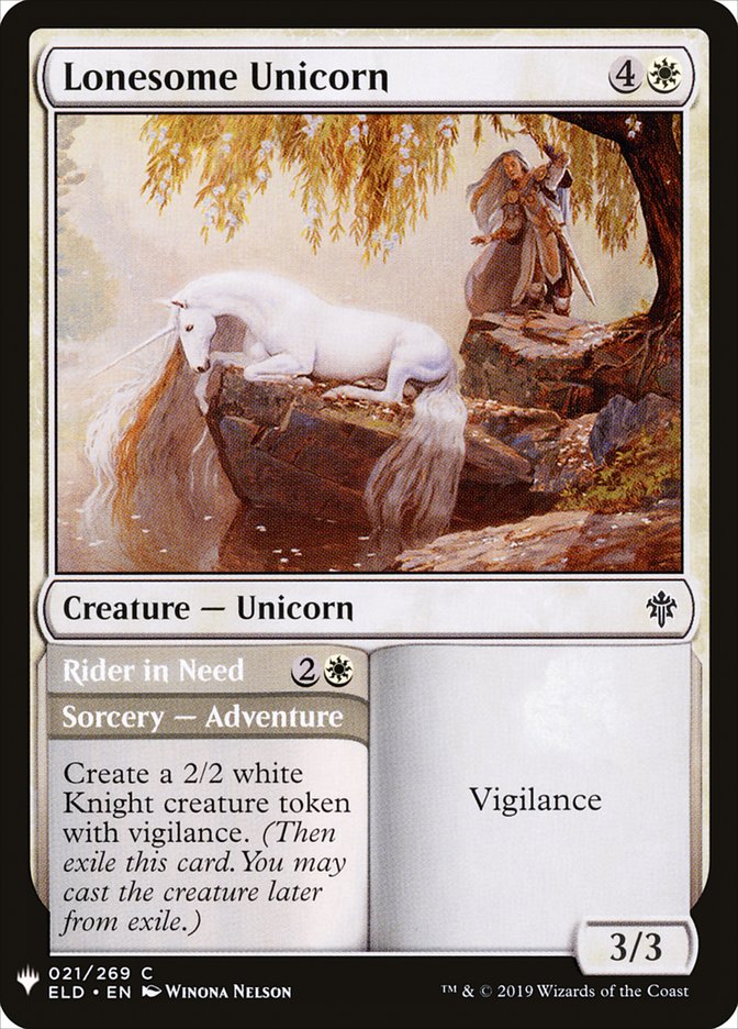 Lonesome Unicorn // Rider in Need [Mystery Booster] | Exor Games Truro