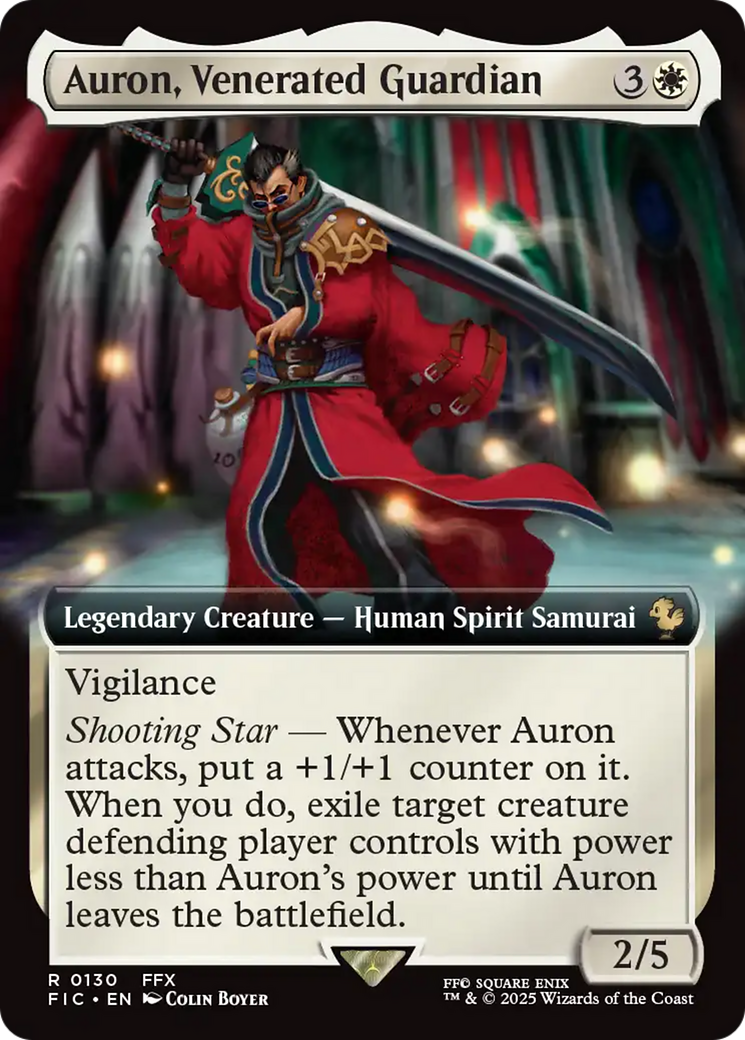 Auron, Venerated Guardian (Extended Art) [FINAL FANTASY Commander] | Exor Games Truro