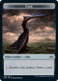Clue // Elemental Double-Sided Token [Double Masters Tokens] | Exor Games Truro