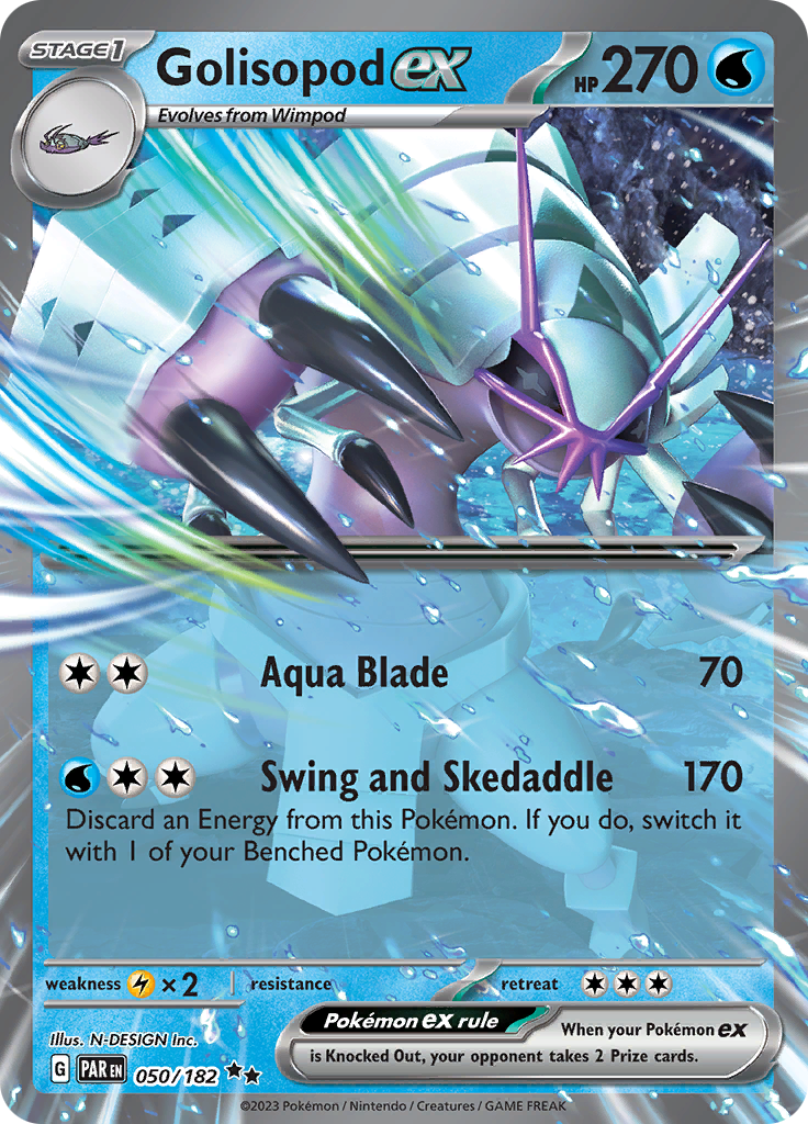 Golisopod ex (050/182) [Scarlet & Violet: Paradox Rift] | Exor Games Truro