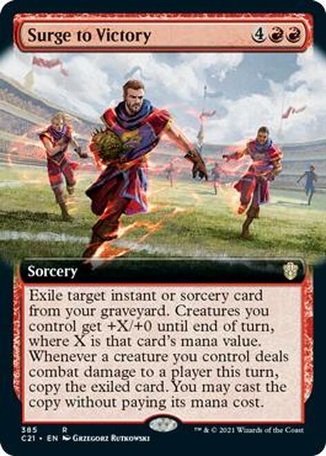 Surge to Victory (Extended Art) [Commander 2021] | Exor Games Truro
