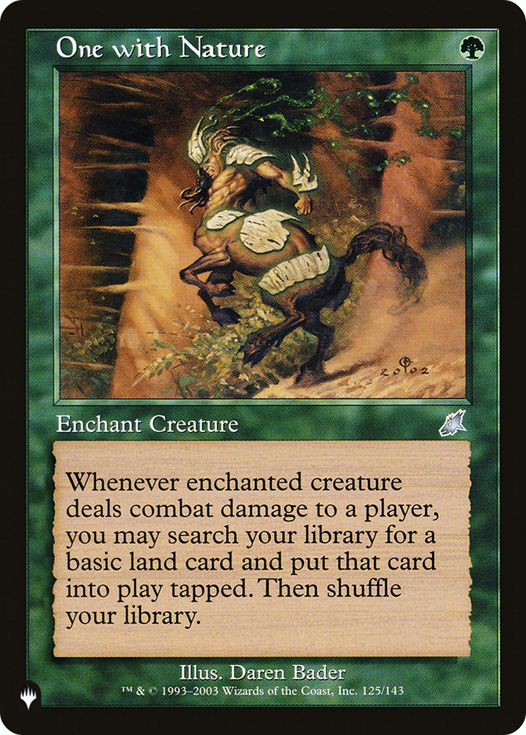 One with Nature [The List] | Exor Games Truro