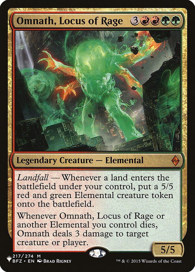 Omnath, Locus of Rage [The List] | Exor Games Truro