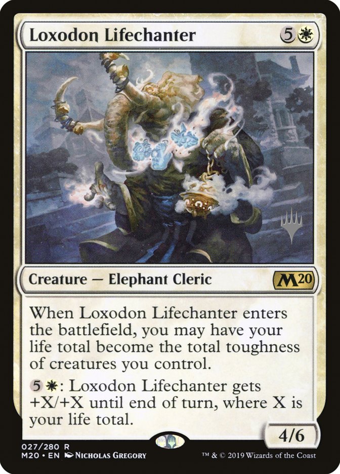 Loxodon Lifechanter (Promo Pack) [Core Set 2020 Promos] | Exor Games Truro