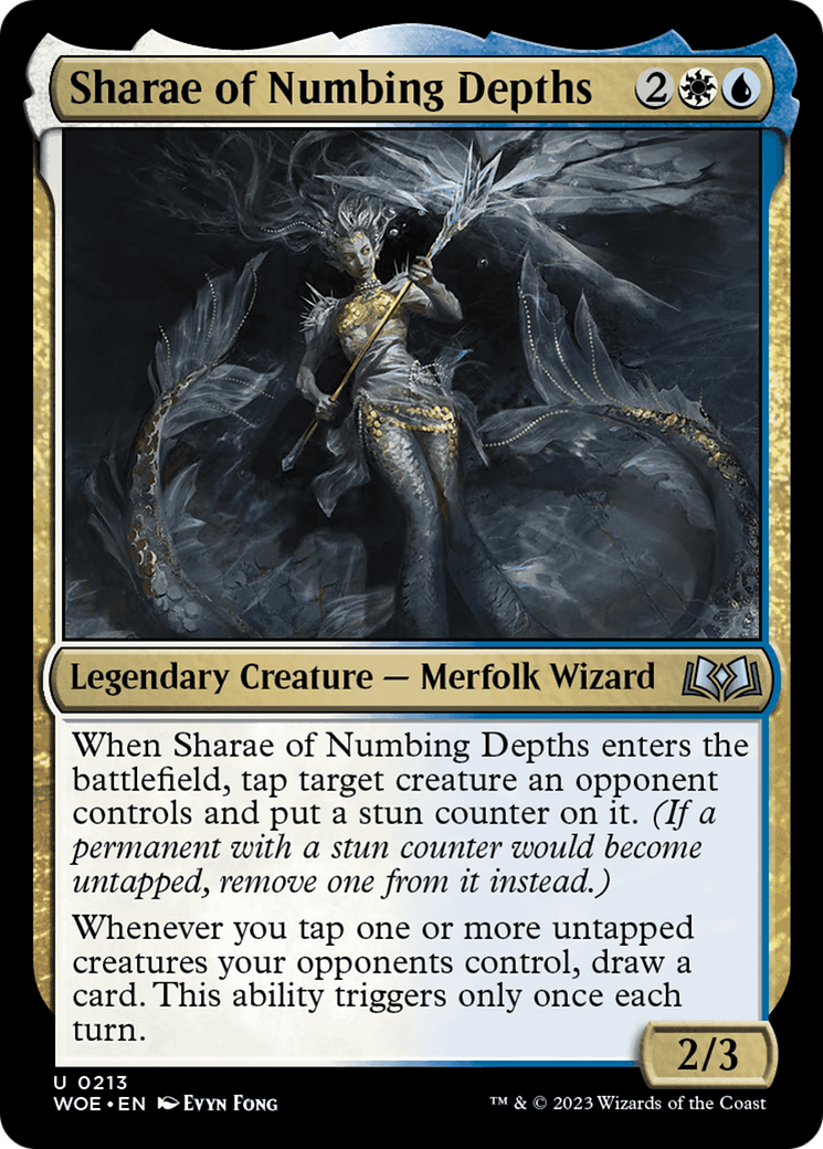 Sharae of Numbing Depths [Wilds of Eldraine] | Exor Games Truro