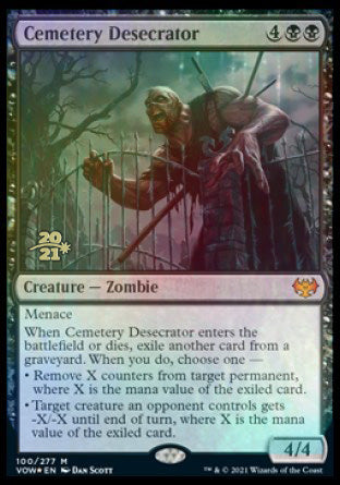 Cemetery Desecrator [Innistrad: Crimson Vow Prerelease Promos] | Exor Games Truro