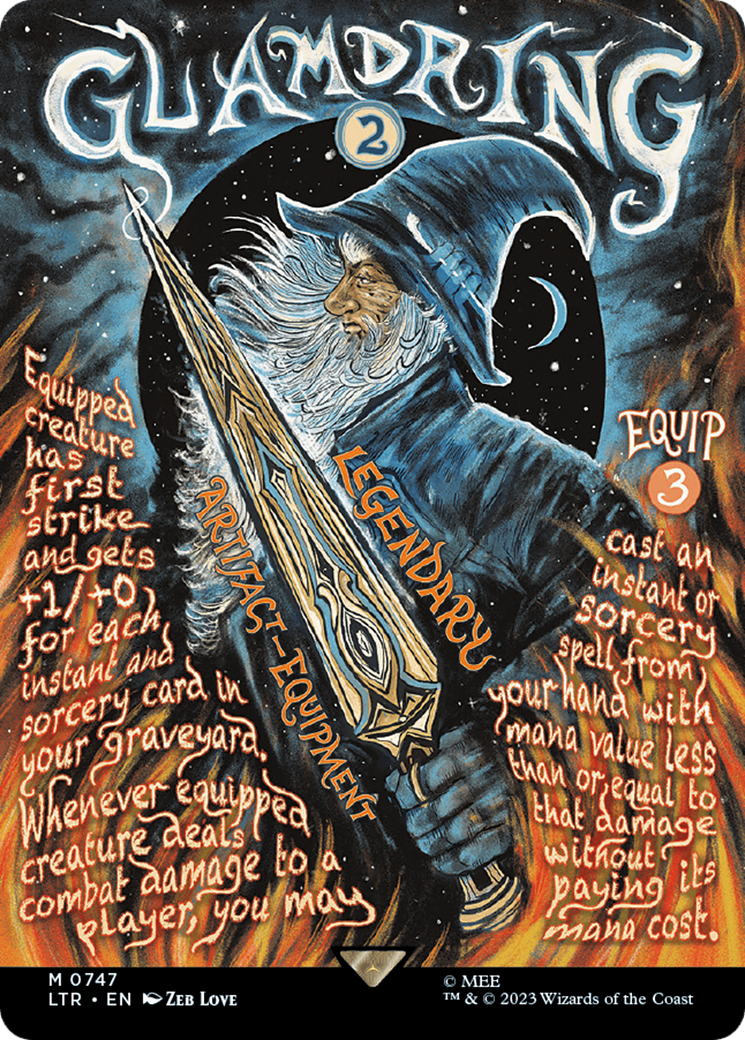 Glamdring (Borderless Poster) [The Lord of the Rings: Tales of Middle-Earth] | Exor Games Truro