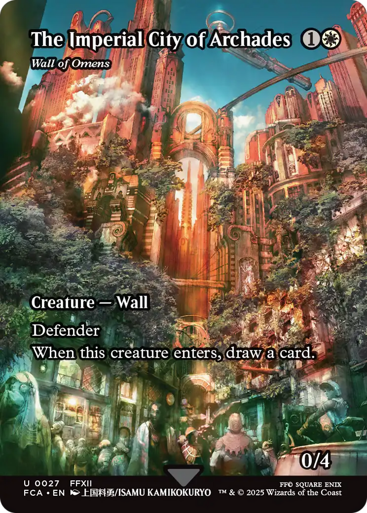 The Imperial City of Archades - Wall of Omens (Showcase) [FINAL FANTASY : Through the Ages] | Exor Games Truro