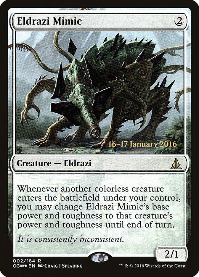 Eldrazi Mimic [Oath of the Gatewatch Prerelease Promos] | Exor Games Truro