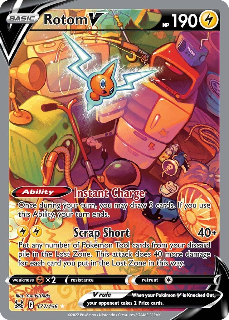 Rotom V (177/196) [Sword & Shield: Lost Origin] | Exor Games Truro