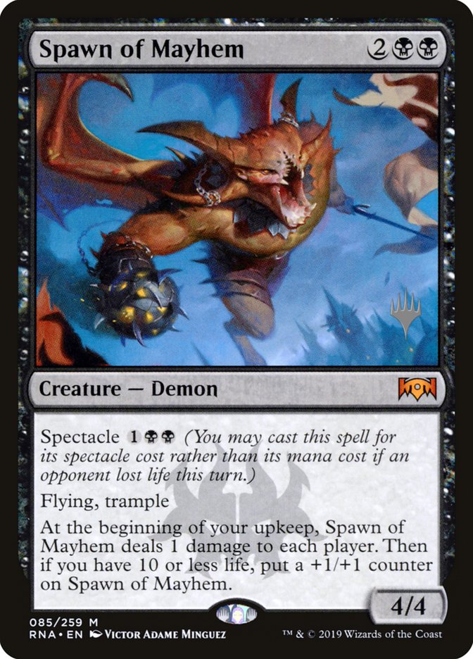 Spawn of Mayhem (Promo Pack) [Ravnica Allegiance Promos] | Exor Games Truro