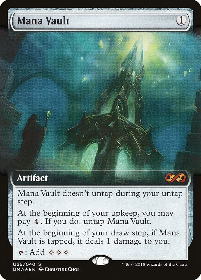 Mana Vault (Topper) [Ultimate Masters Box Topper] | Exor Games Truro