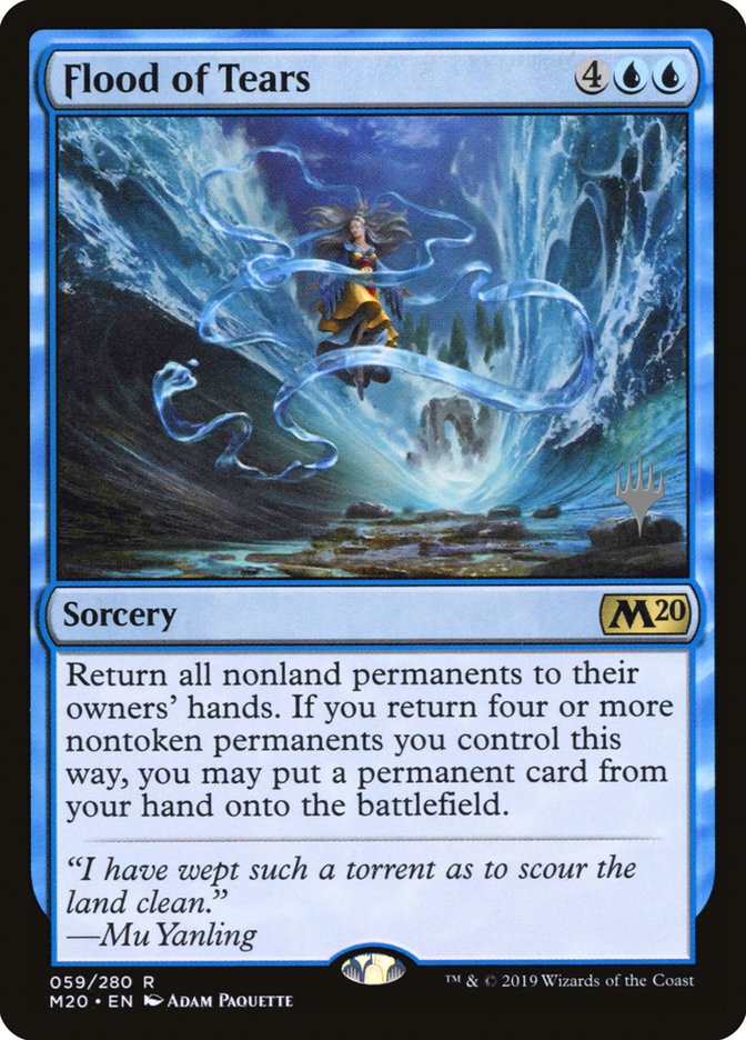 Flood of Tears (Promo Pack) [Core Set 2020 Promos] | Exor Games Truro