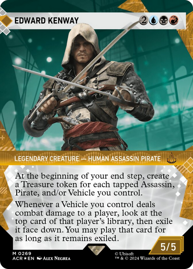 Edward Kenway (Showcase) (Textured Foil) [Assassin's Creed] | Exor Games Truro