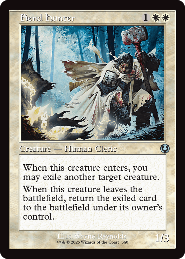 Fiend Hunter (Retro Frame) [Innistrad Remastered] | Exor Games Truro