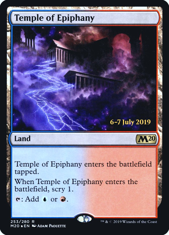 Temple of Epiphany [Core Set 2020 Prerelease Promos] | Exor Games Truro