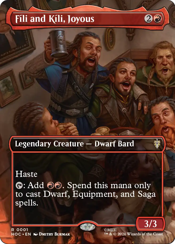 Fili and Kili, Joyous (Borderless) [The Hobbit: Eternal-Legal] | Exor Games Truro