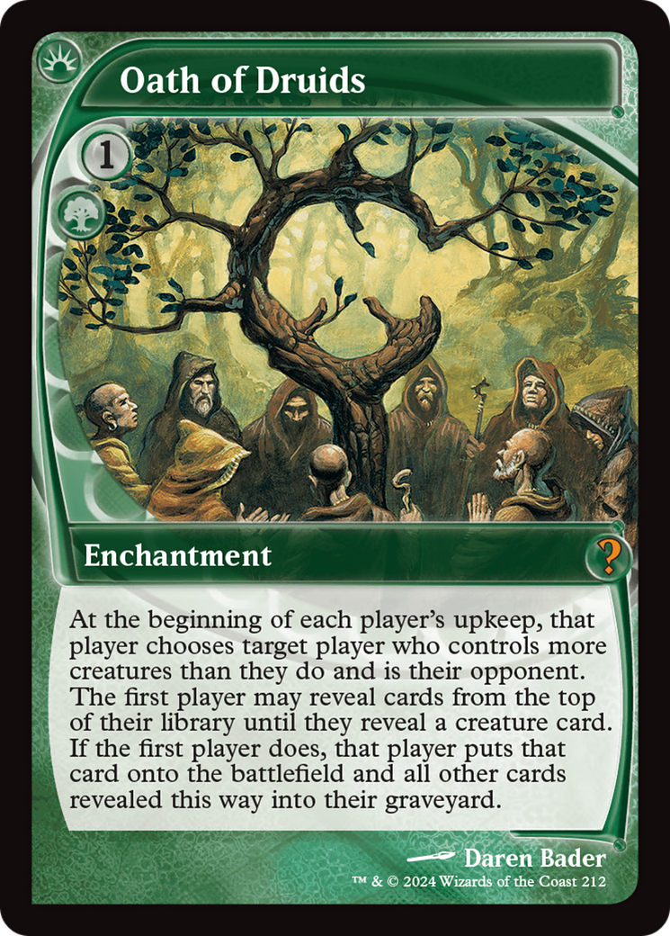 Oath of Druids (Future Sight) [Mystery Booster 2] | Exor Games Truro