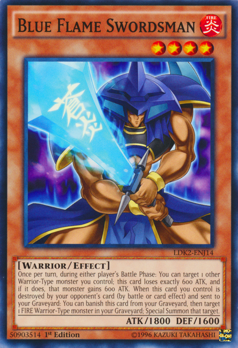 Blue Flame Swordsman [LDK2-ENJ14] Common | Exor Games Truro