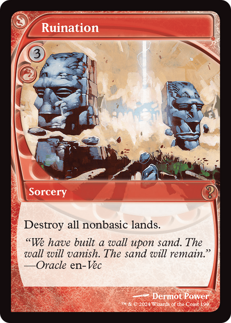 Ruination (Future Sight) [Mystery Booster 2] | Exor Games Truro