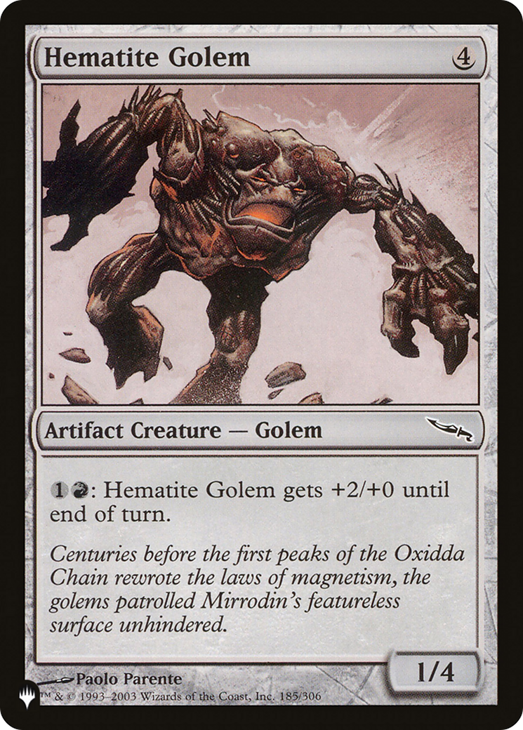 Hematite Golem [The List Reprints] | Exor Games Truro